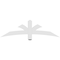 Ekena Millwork Davenport Architectural Grade PVC Gable Bracket, 60"W x 17 1/2"H x 2"D x 4"F, 7/12 Pitch GBP060X18X0204DAV00 - alternate 5